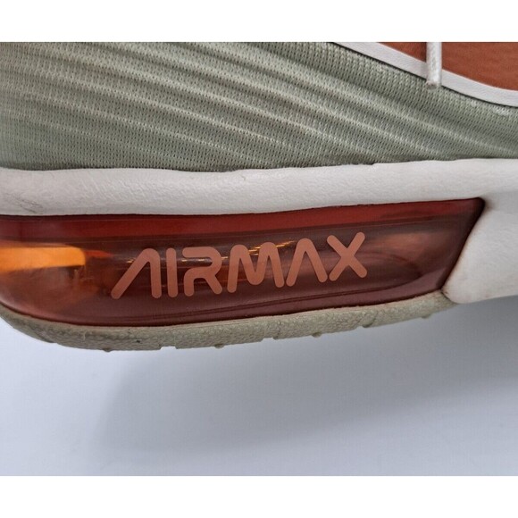 Nike Air Max Sequent 4 Light Bone Fly Knit Gray & Orange Men's 11.5 AO4485-007 - Picture 8 of 16